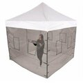 Impact Canopy Food Service Mesh Sidewall Kit with Service Windows, 4 Walls Only, Black 033100013